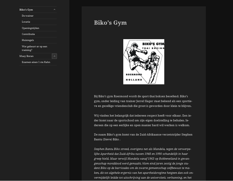 Biko’s Gym